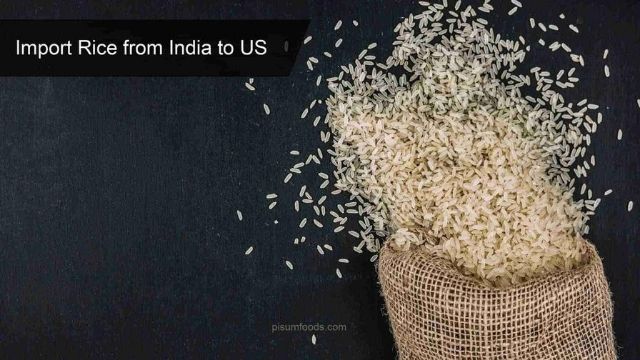 Import Rice from India to US